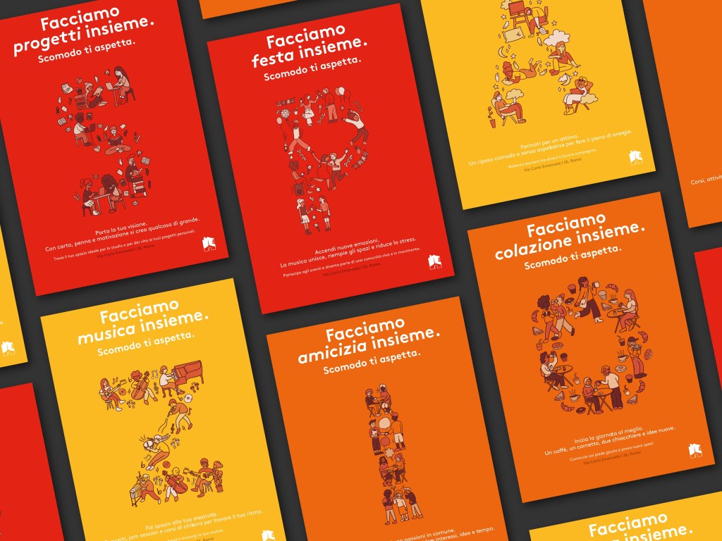 campagna pubblicitaria collettivo scomodo. advertising project